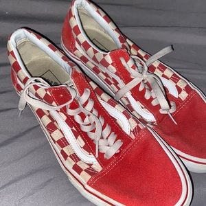 red checkered vans
